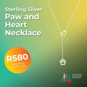 Sterling Silver Heart & Paw Necklace